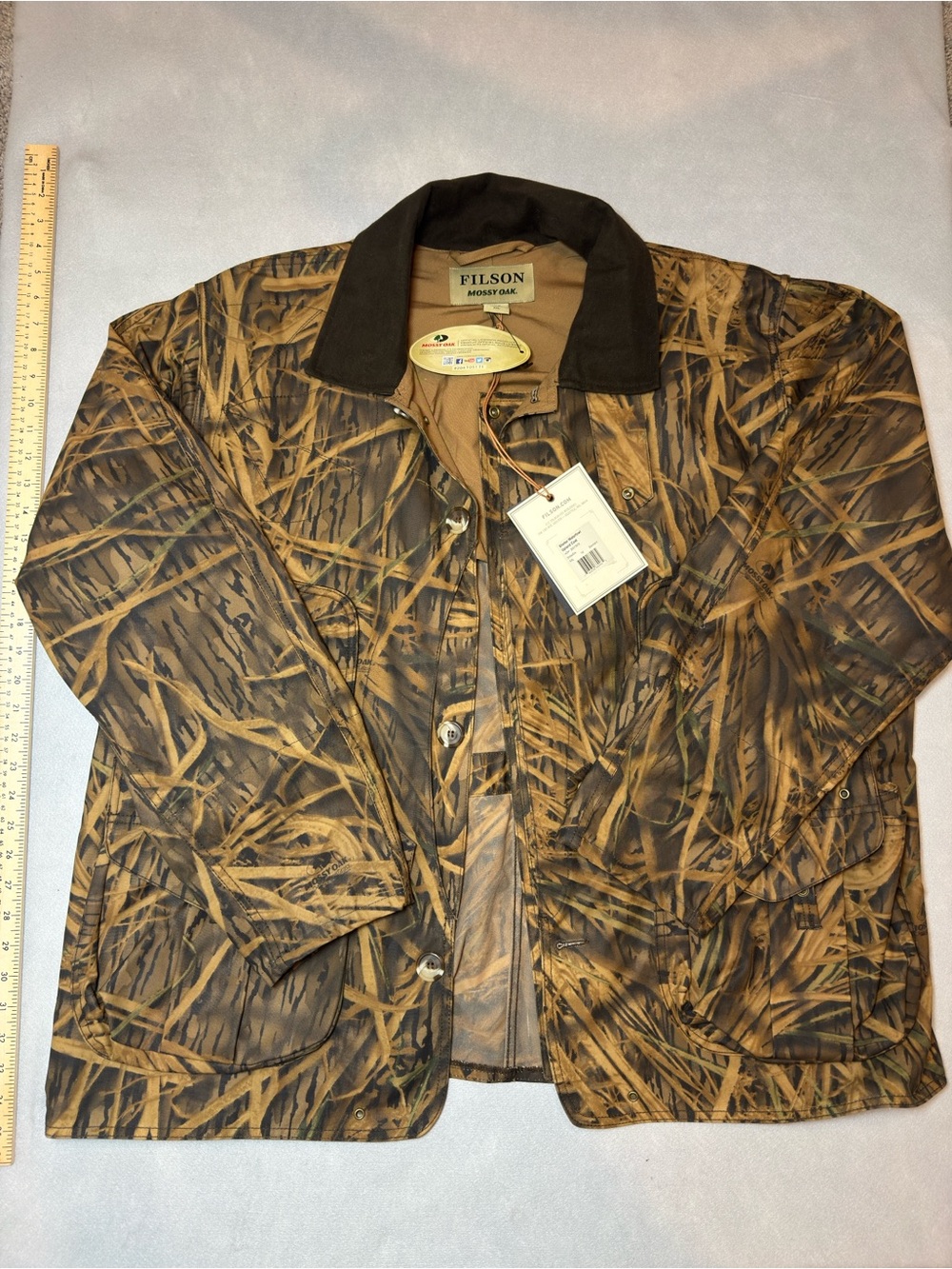 Filson Mossy Oak Shadow Grass Camo Hunting Jacket